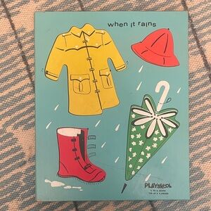 Vintage playskool puzzle!